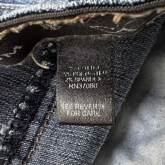 Gently used Cato Premium women's riveted 5-pocket stretchable jeans Size 16WP - Picture 8 of 8
